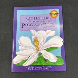 32 Full-Color Postcards World of Nature Ruth Heller Book 1988 Flowers Animals PB